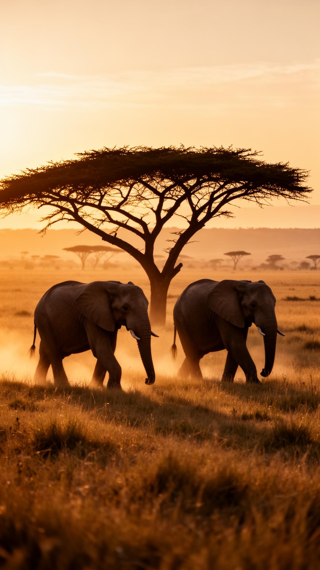 Maasai Mara at golden hour
